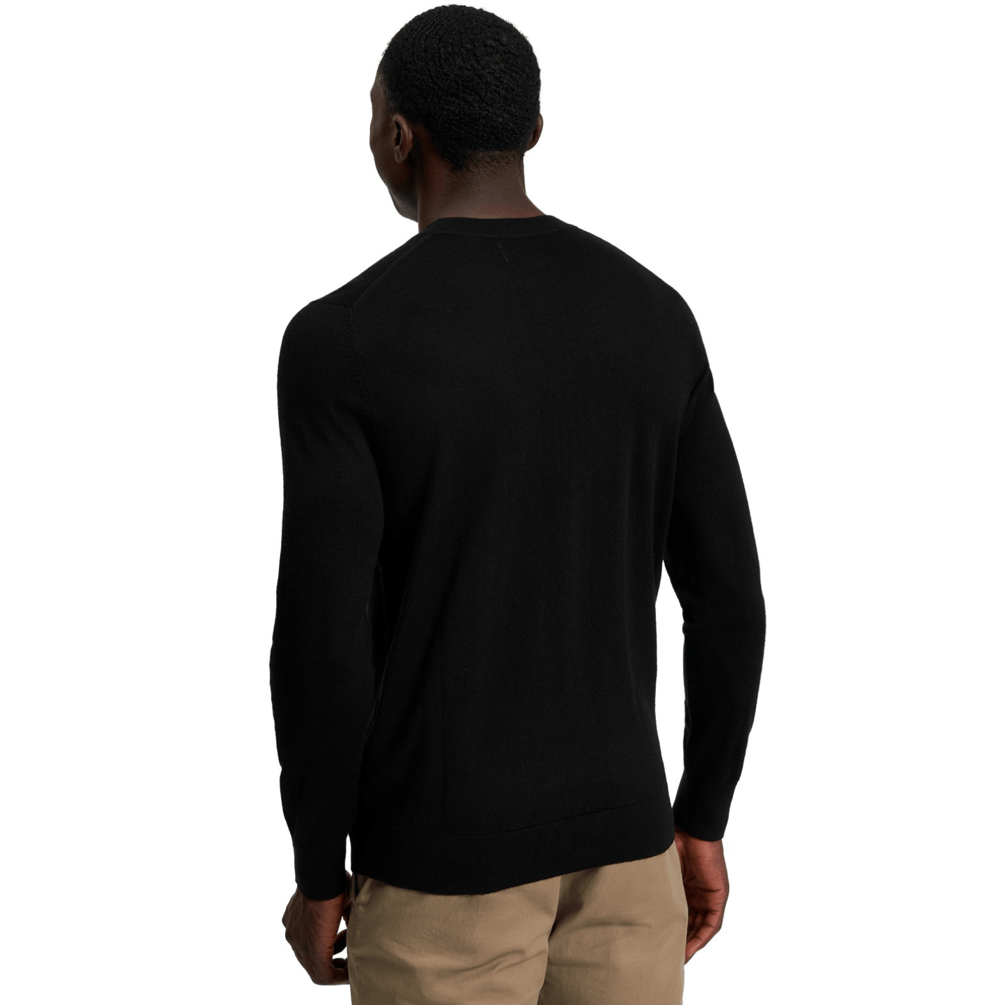 Ben Sherman Mens Merino Crew Neck Knitwear Jumper