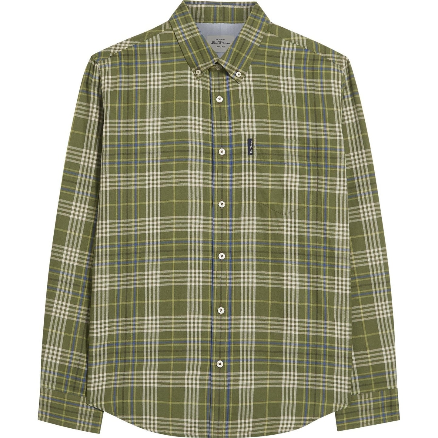 Ben Sherman Mens Multi Check Long Sleeve Shirt