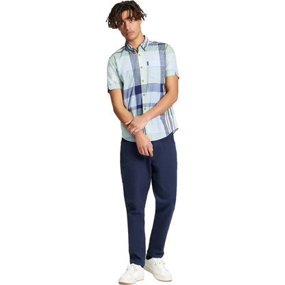 Ben Sherman Mens Large Madras Check Short Sleeve Shirt