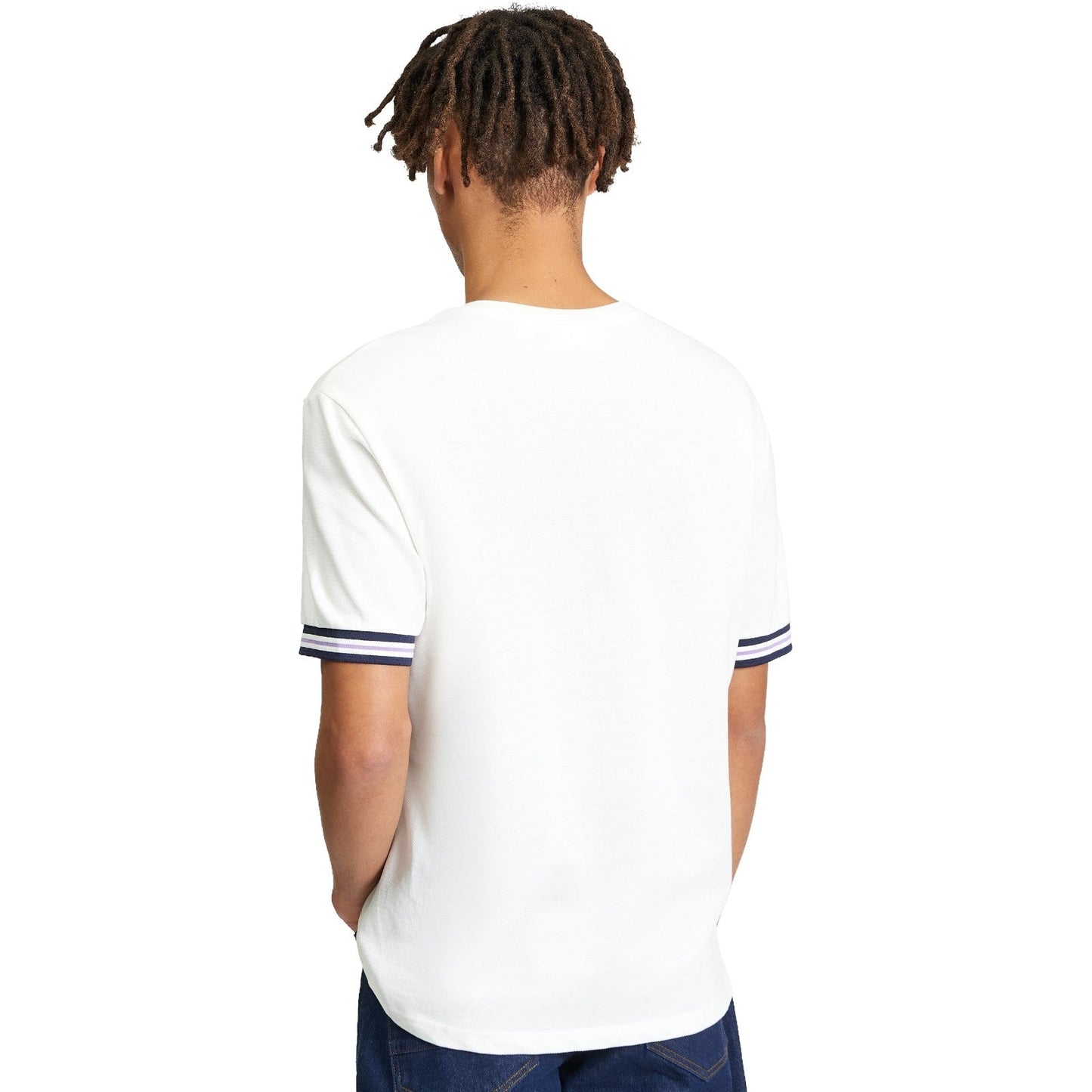 Ben Sherman Mens Pique Tipped Short Sleeve T-Shirt