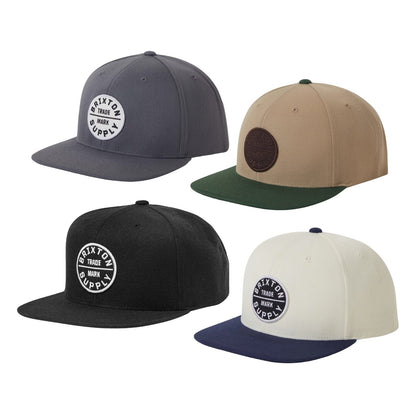 Brixton Mens Oath III Snapback Baseball Cap