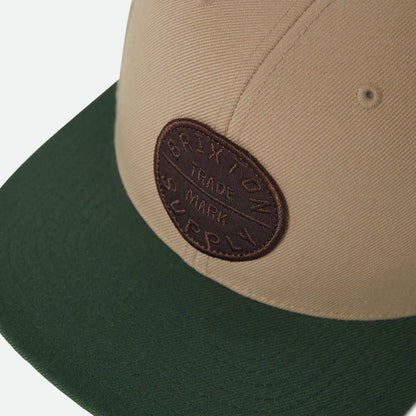 Brixton Mens Oath III Snapback Baseball Cap