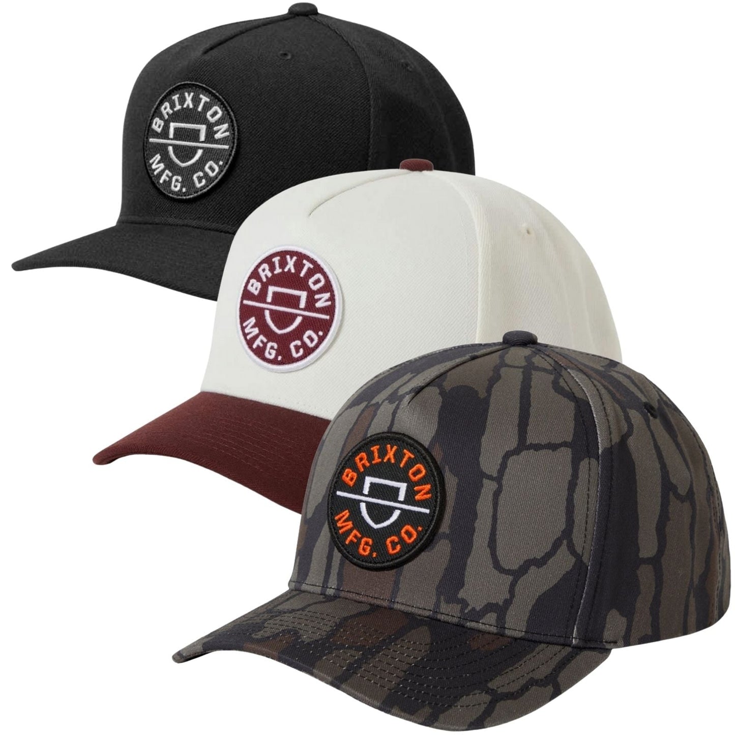 Brixton Mens Crest Netplus Medium Profile Baseball Cap