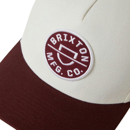 Brixton Mens Crest Netplus Medium Profile Baseball Cap
