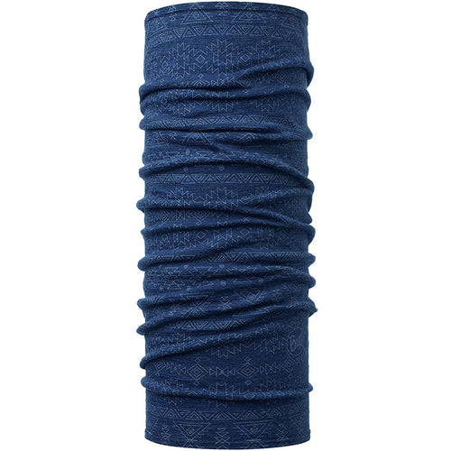 Buff Unisex Edgy Merino Wool Tubular Neck Gaiter - Denim