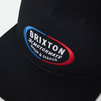 Brixton Mens Rhett Snapback Baseball Cap
