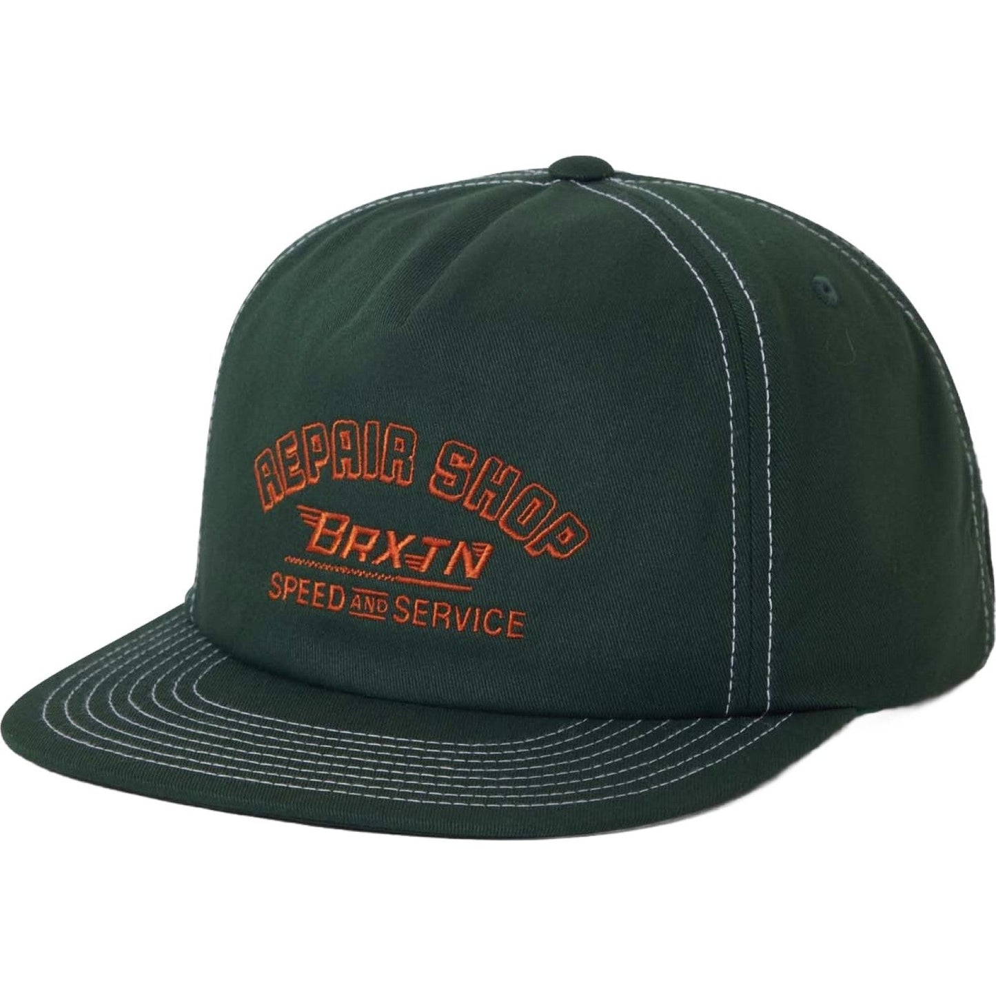 Brixton Mens Repair Shop Snapback Baseball Cap