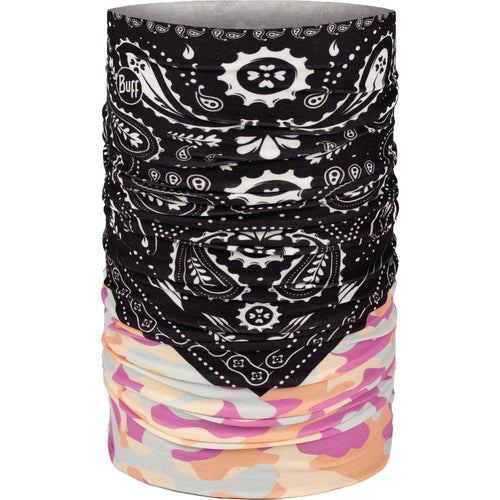 Buff Original Ecostretch Camo Cash Neck Gaiters - Pink - OS