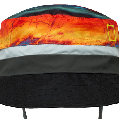 Buff Adults Explore Booney UPF 50 National Geographic Festival Bucket Hat Black