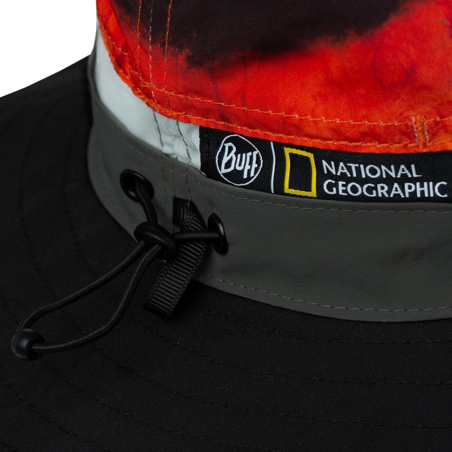 Buff Adults Explore Booney UPF 50 National Geographic Festival Bucket Hat Black
