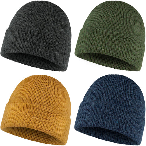 Buff Unisex Knitted Beanie Hat