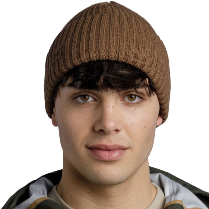 Buff Unisex Knitted Beanie Hat