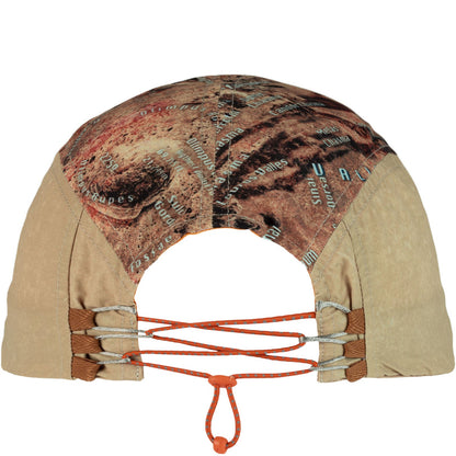 Buff Adults 5 Panel Explore UPF 50 National Geographic Running Cap - Brindle OS