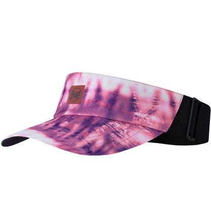 Buff Adults Solid Go Elasticated Running Cap Visor - Deri Pink - SM