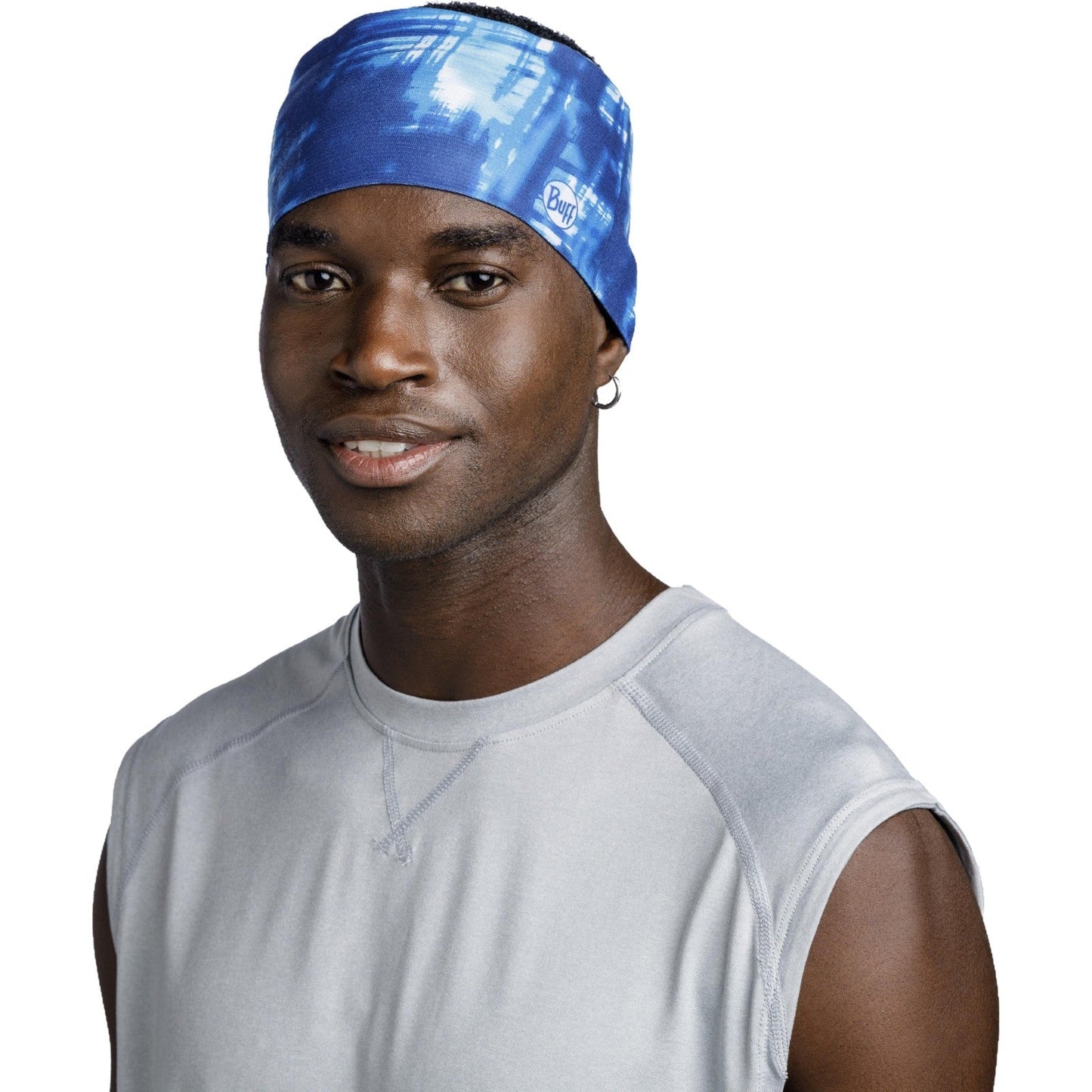 Buff Coolnet Uv® Wide Headband Attel Headband - Blue - OS