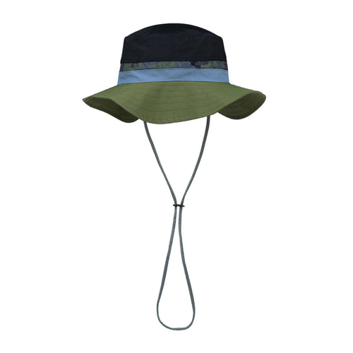 Buff Unisex Explore UPF 50 Outdoor Walking Sun Booney Bucket Hat - Forest