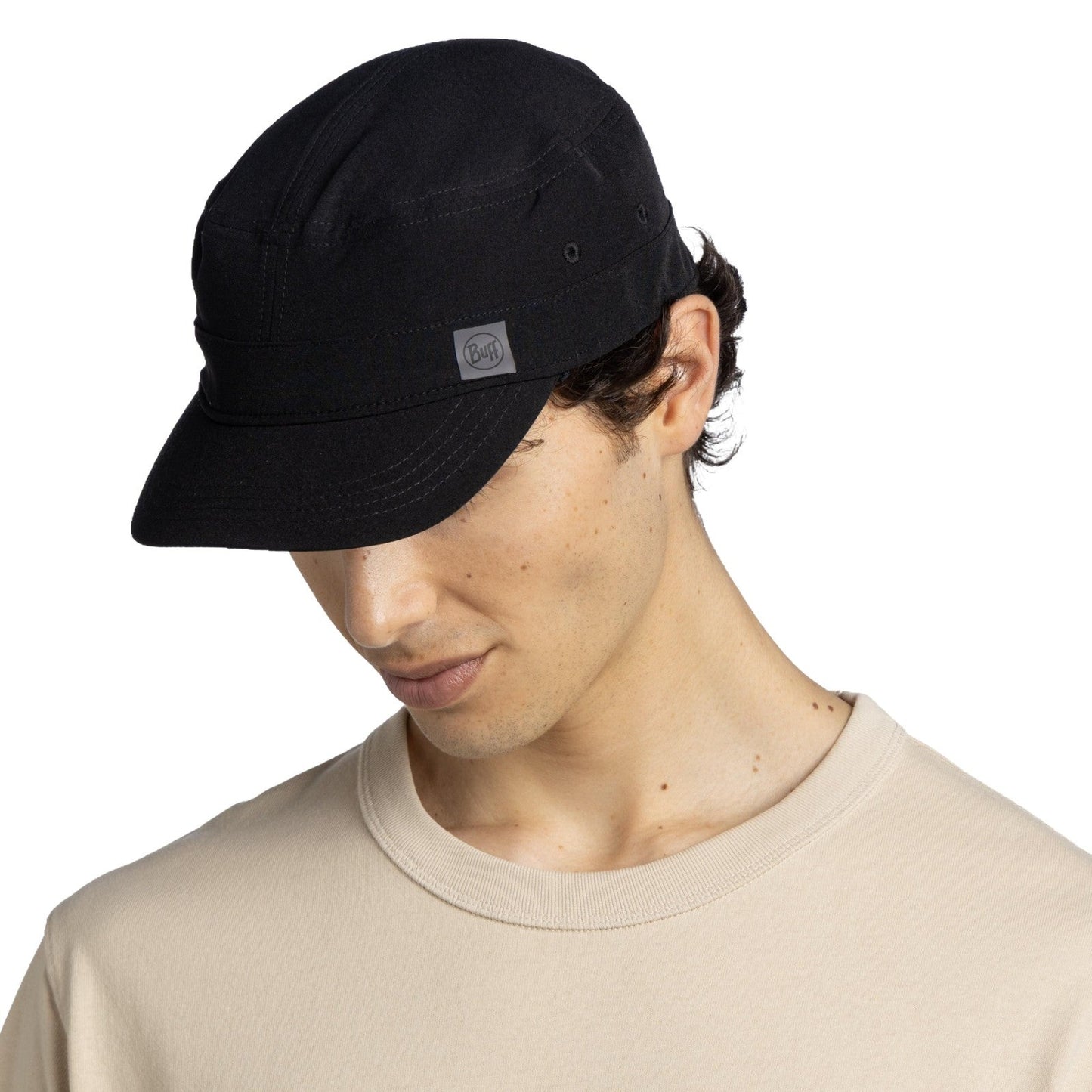 Buff Military Cap Solid Baseball Cap