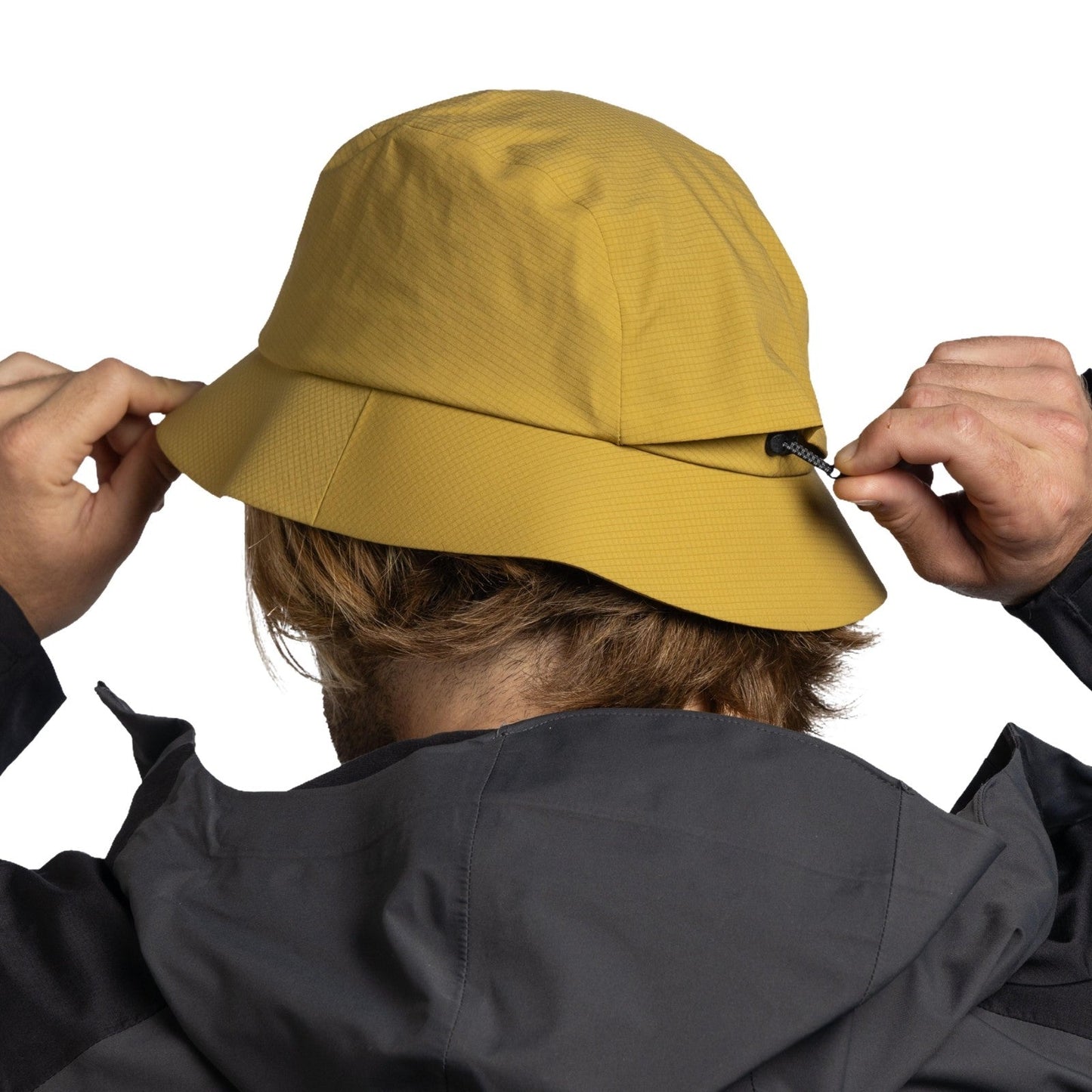 Buff Rain Solid Bucket Hat