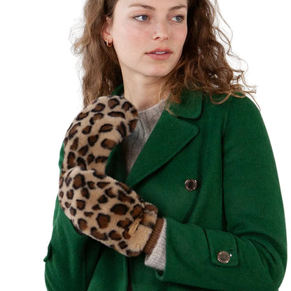 Barts Womens Fur Mitts Knitted cuff Mittens