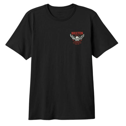 Brixton Mens Waller Vintage Graphic Short Sleeve T-Shirt