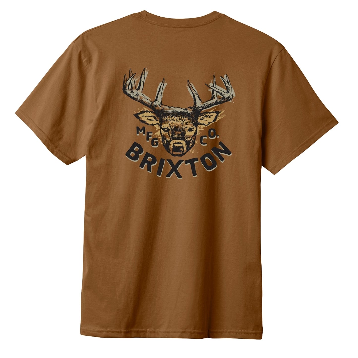 Brixton Mens Berick Vintage Graphic Short Sleeve T-Shirt