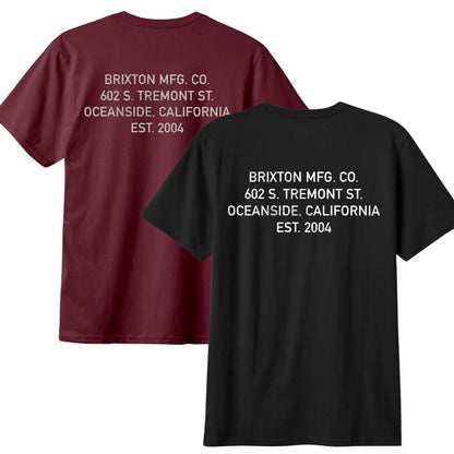 Brixton Mens Gage Graphic Short Sleeve T-Shirt