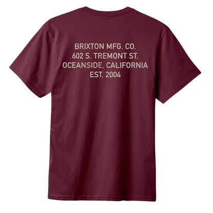 Brixton Mens Gage Graphic Short Sleeve T-Shirt