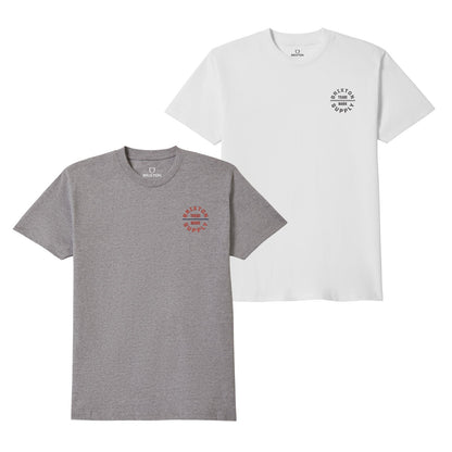 Brixton Mens Oath V Short Sleeve T-Shirt