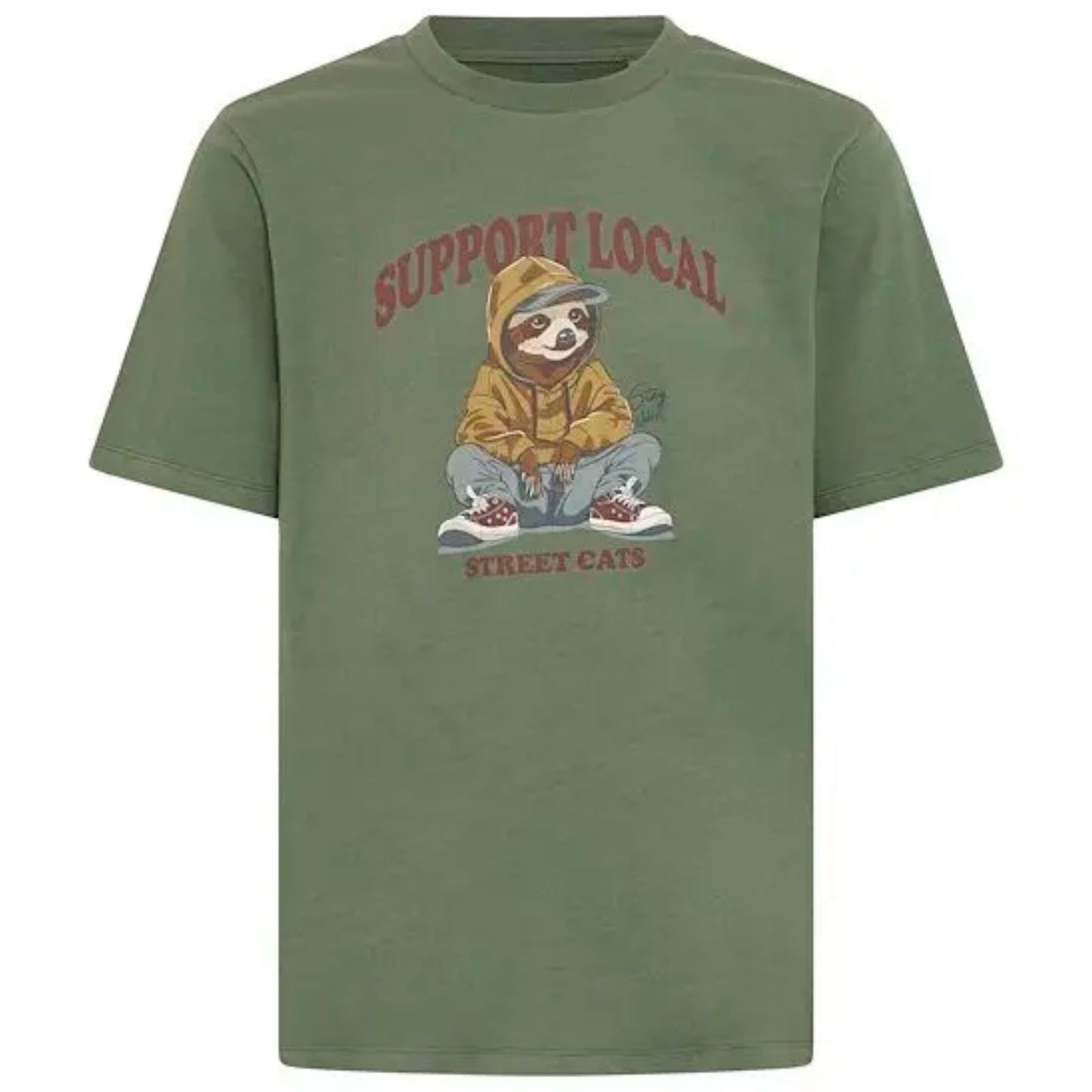Blend Mens Irving Street Cats Big & Tall Short Sleeve T-Shirt
