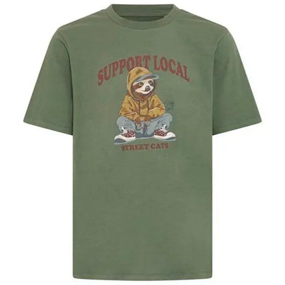 Blend Mens Irving Street Cats Big & Tall Short Sleeve T-Shirt