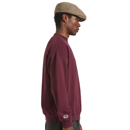 Brixton Mens Embroidered Heavyweight Oversized Crew Sweatshirt