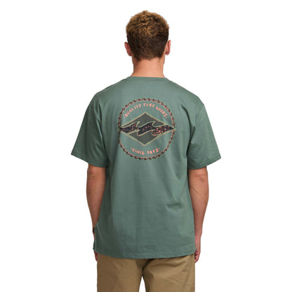 Billabong Mens Rotor Diamond R Short Sleeve T-Shirt