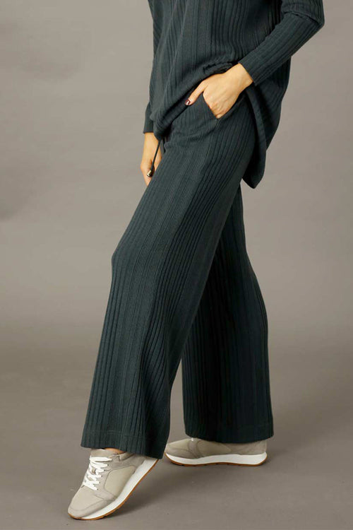 Charcoal Rib Lifestyle Culotte