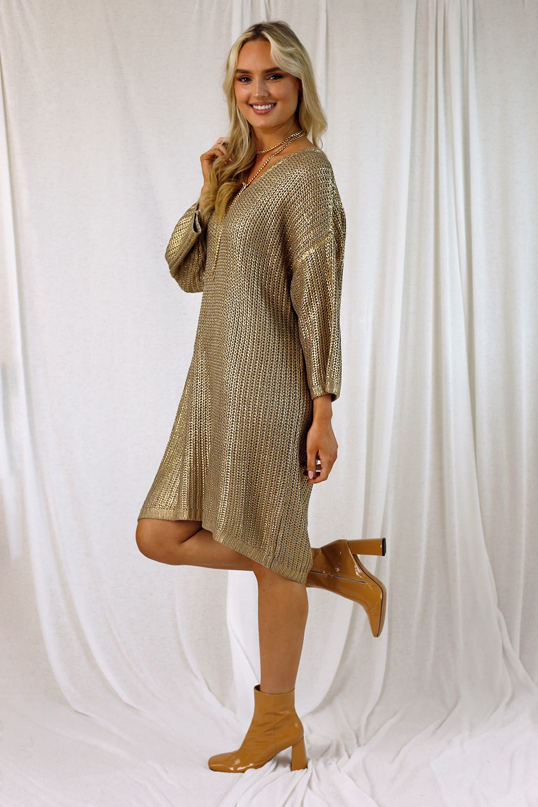 Foil Tunic - Gold - SALE