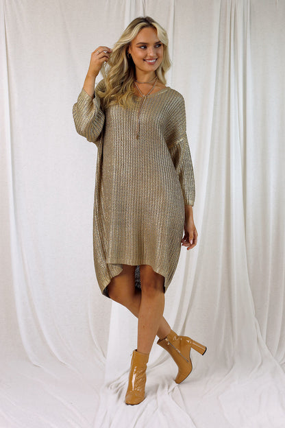 Foil Tunic - Gold - SALE