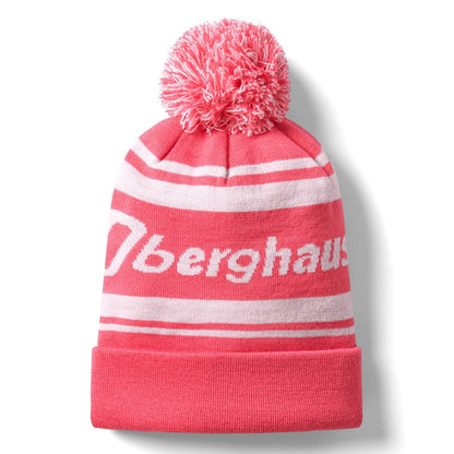Berghaus Mens Large Logo Rolled Cuff Bobble Hat