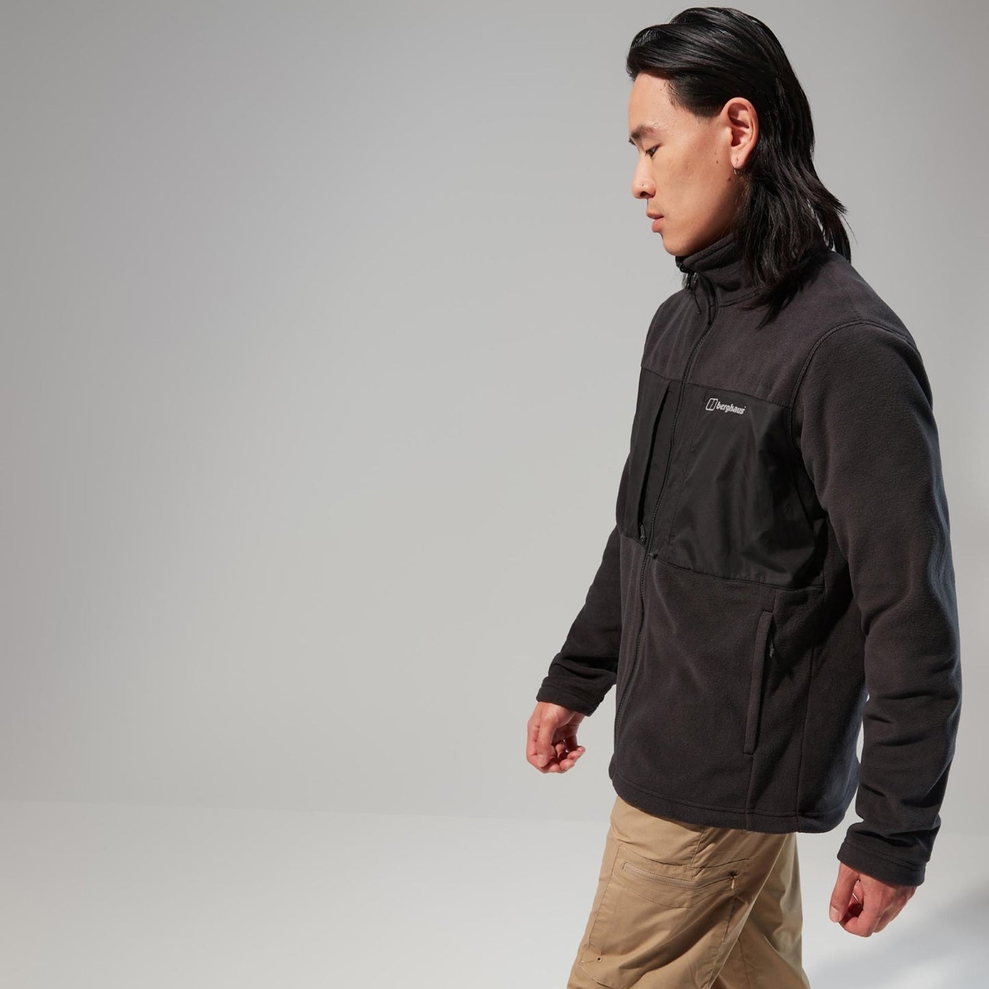 Berghaus Mens Prism Guide Interactive Polartech Full Zip Fleece