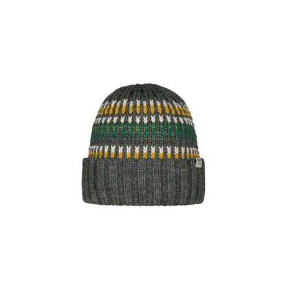 Barts Mens Travvis Jaquard Knitted Cuffed Beanie
