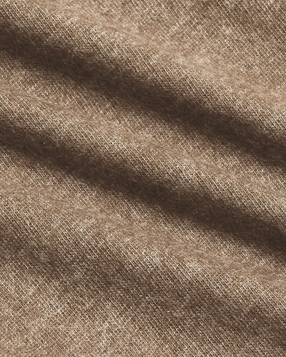 Dark Heather Sagewood Classic Long Sleeve Crew Neck