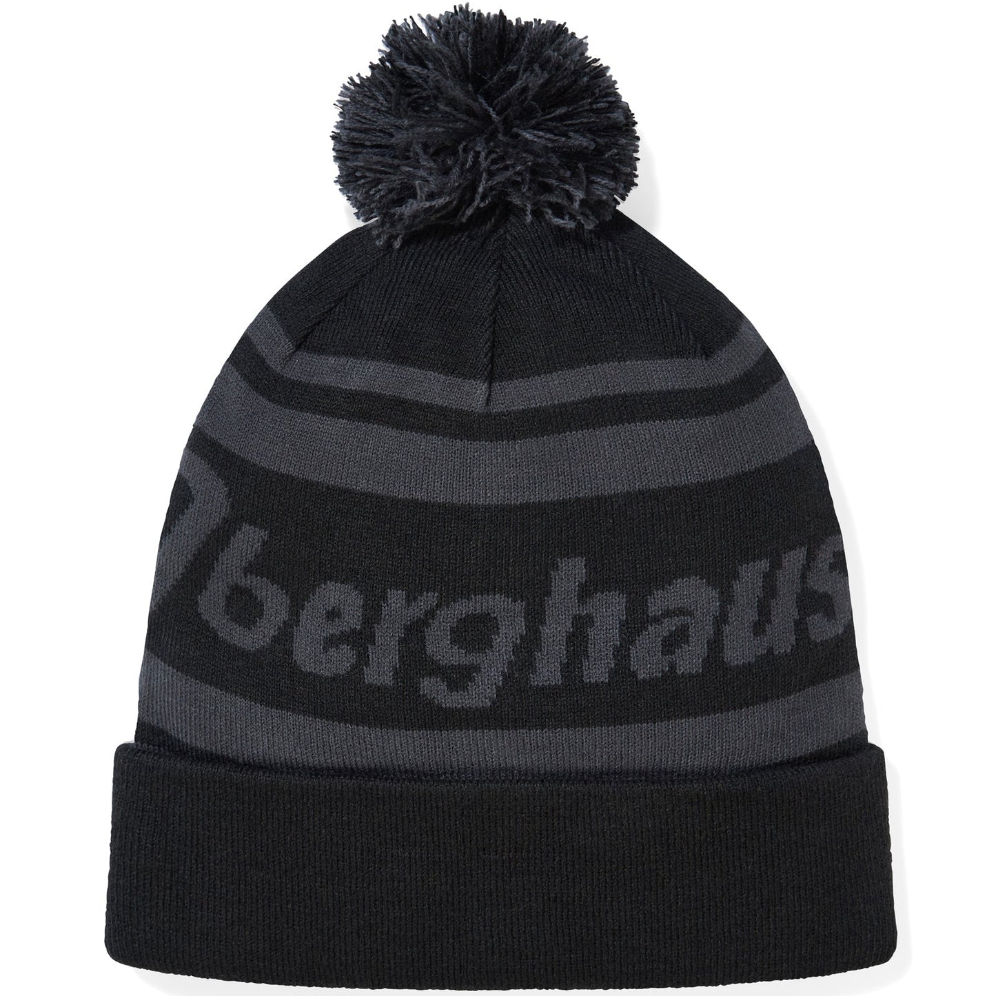 Berghaus Mens Large Logo Rolled Cuff Bobble Hat