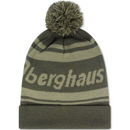 Berghaus Mens Large Logo Rolled Cuff Bobble Hat