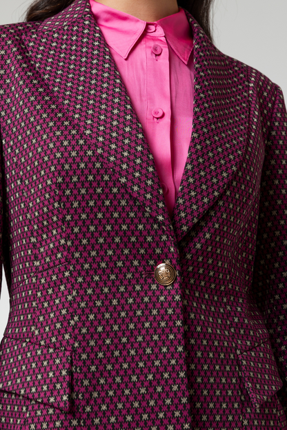 Dark Pink Star Mia Blazer - Sale