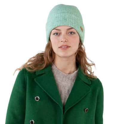 Barts Womens Witzia Stretchy Ribbed Knit Knitted Beanie Hat