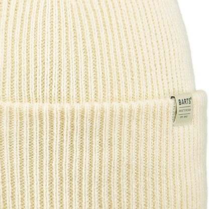 Barts Haveno High Cuffed Ribbed Knit Stretchy Beanie Hat