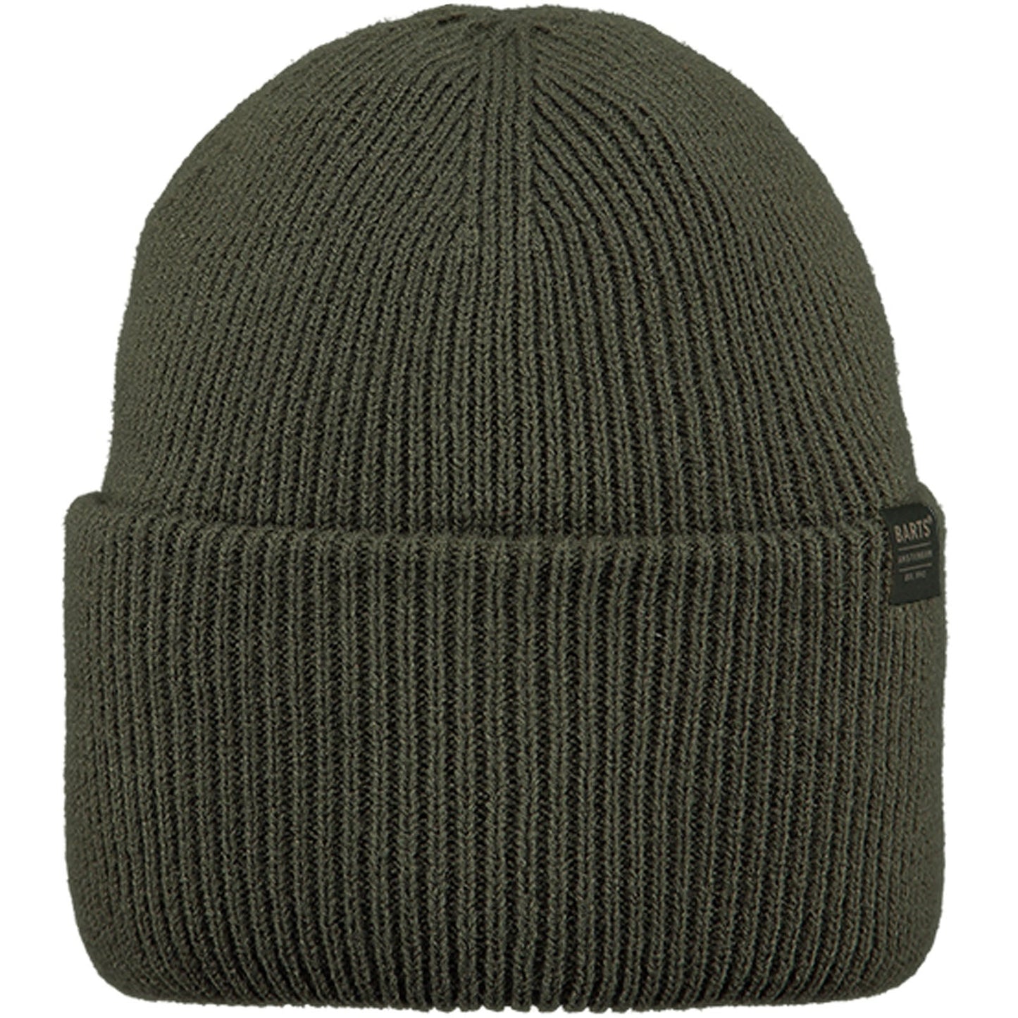 Barts Haveno High Cuffed Ribbed Knit Stretchy Beanie Hat