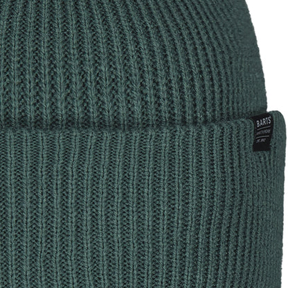 Barts Haveno High Cuffed Ribbed Knit Stretchy Beanie Hat