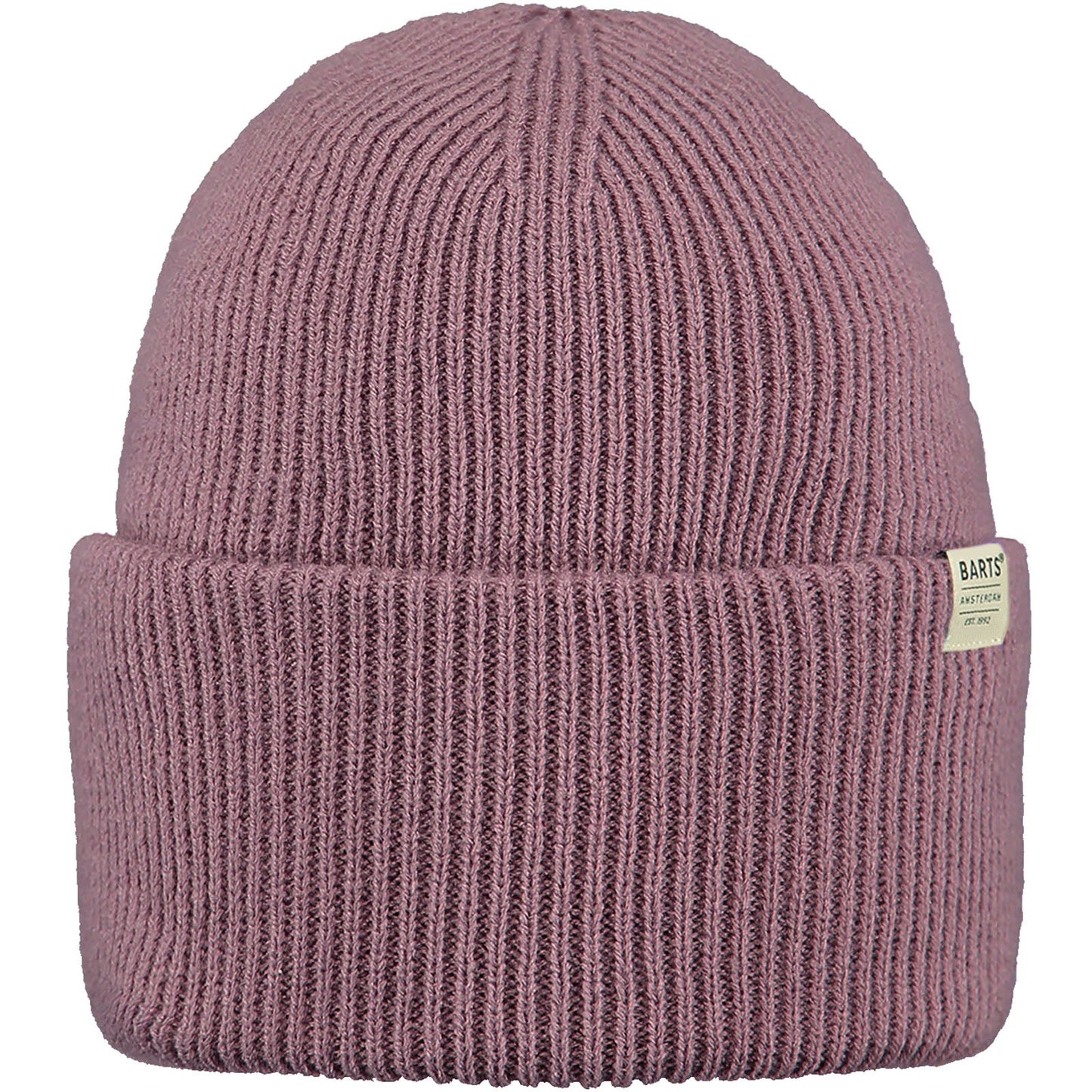 Barts Haveno High Cuffed Ribbed Knit Stretchy Beanie Hat
