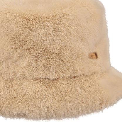 Barts Womens Breatia Faux Fur Adjustable Fully Lined Bucket Hat