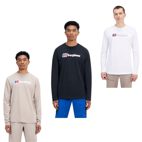 Berghaus Mens Big Logo Long Sleeve T-Shirt