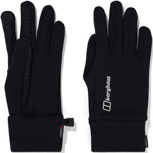 Berghaus Adults Polartec Interact Touch Screen Gloves - Black